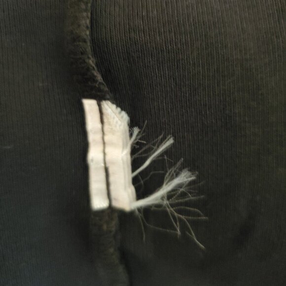 Splendid Jersey Cardigan Wrap Open Front Long Sleeve T Shirt Black Sz L - Picture 6 of 6